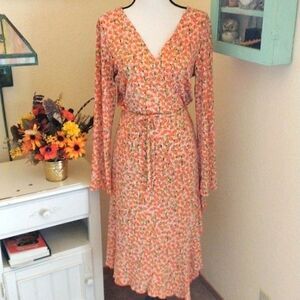 Max & Cleo Soft Knit True Wrap Dress